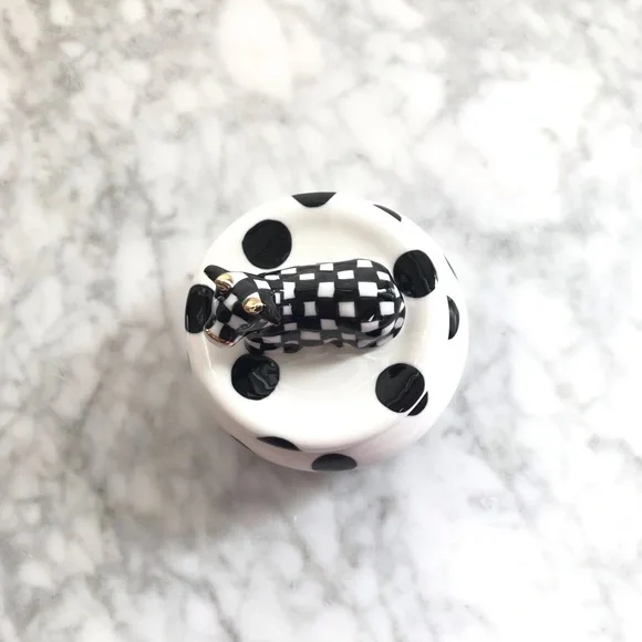 Mackenzie Childs cow creamery sugar bowl - Picture 2 of 8